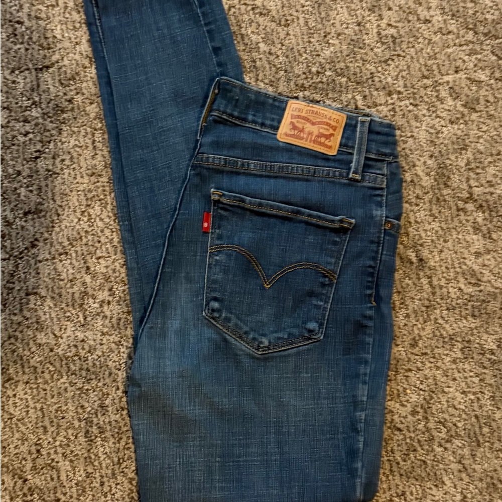 Levi's Women's Dark Blue Skinny Jeans